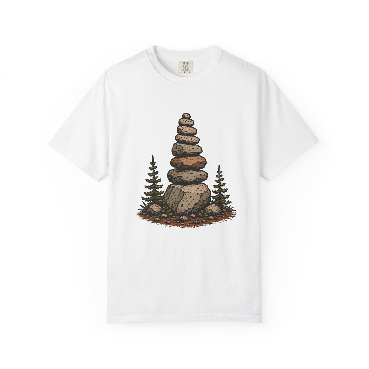 Rock Cairn (Front) Stacked Logo