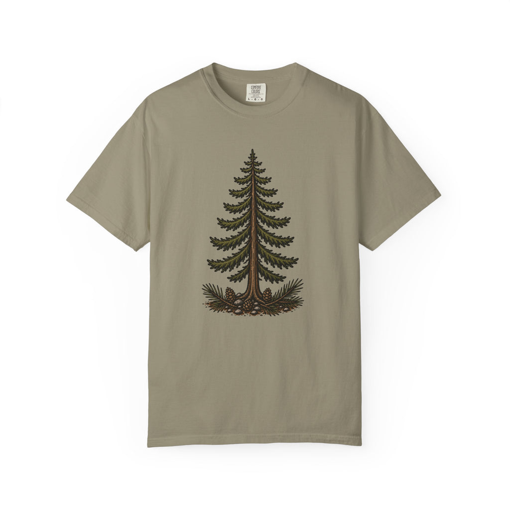 Pine Tree (Front) with Stacked Logo