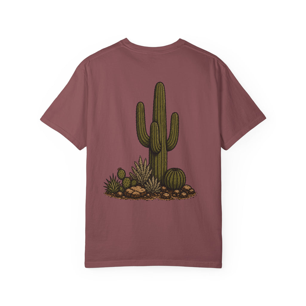 Saguaro Cactus (Back) with Stacked Logo
