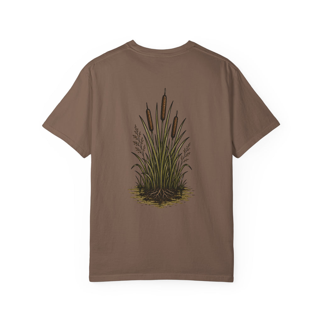 Cattails (Back) with Stacked Logo