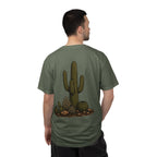 Saguaro Cactus (Back) with Stacked Logo