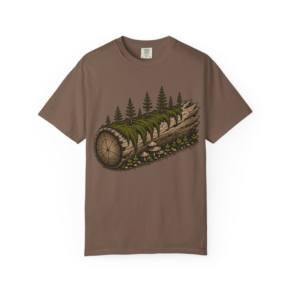 Fallen Log Regrowth (Front) with Stacked Logo
