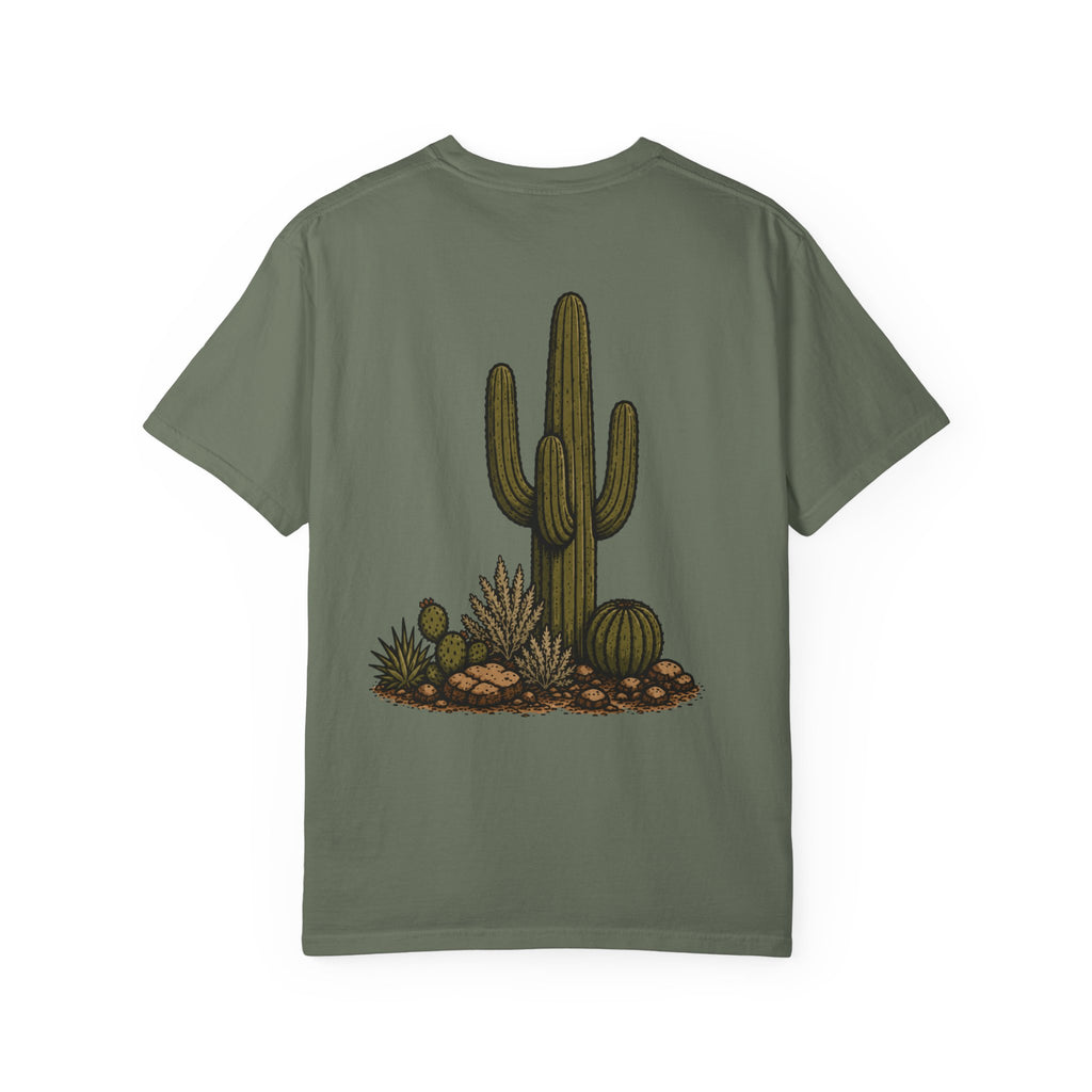 Saguaro Cactus (Back) with Stacked Logo