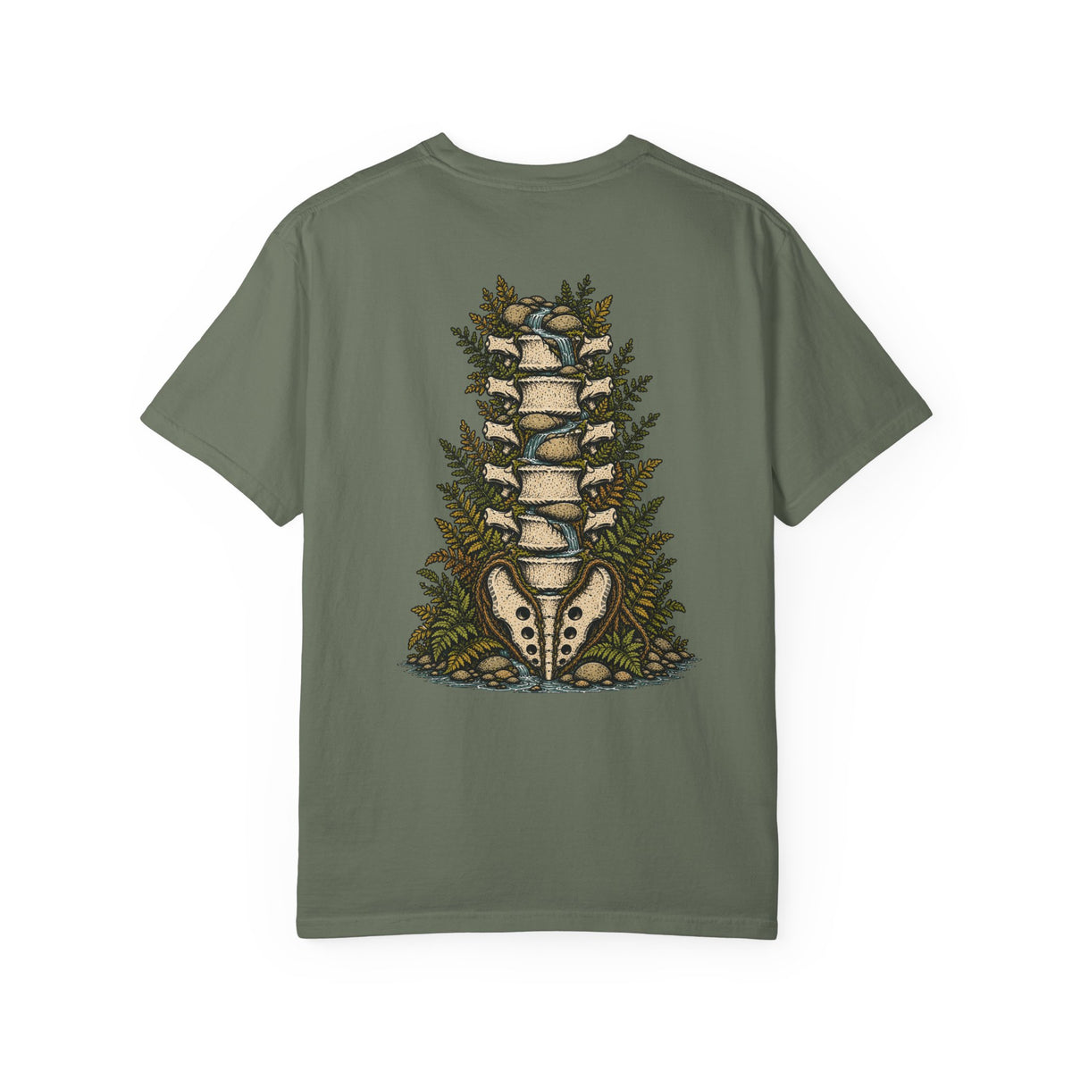 Freshwater Spine Collection - Stream (Back) with Stacked Logo