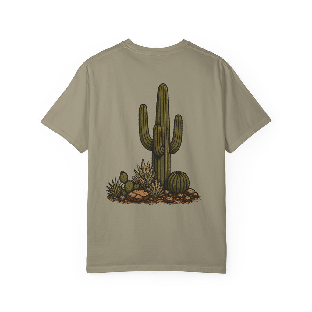 Saguaro Cactus (Back) with Stacked Logo