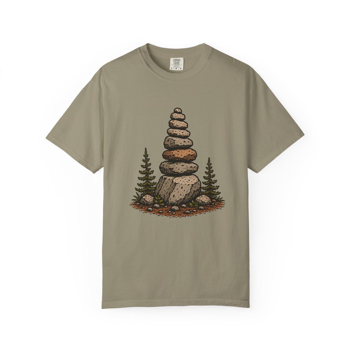 Rock Cairn (Front) Stacked Logo