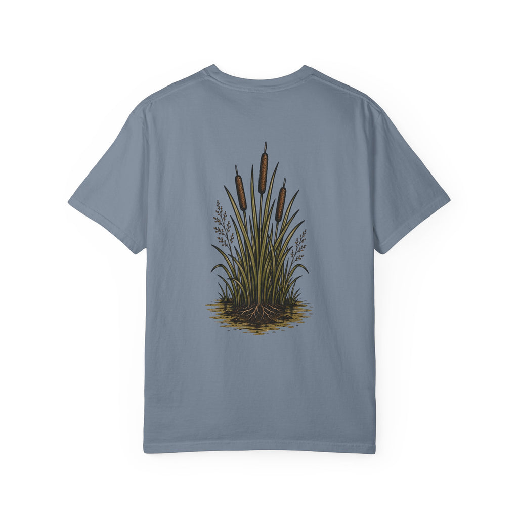 Cattails (Back) with Stacked Logo