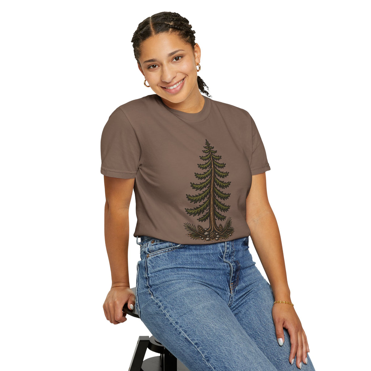 Pine Tree (Front) with Stacked Logo