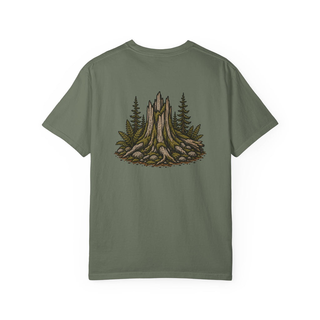 Forest Regrowth (Back) with Stacked Logo