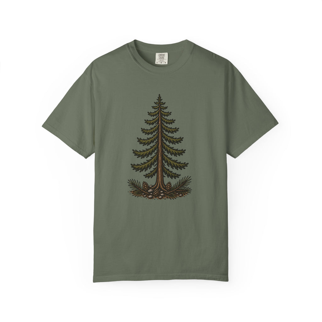 Pine Tree (Front) with Stacked Logo