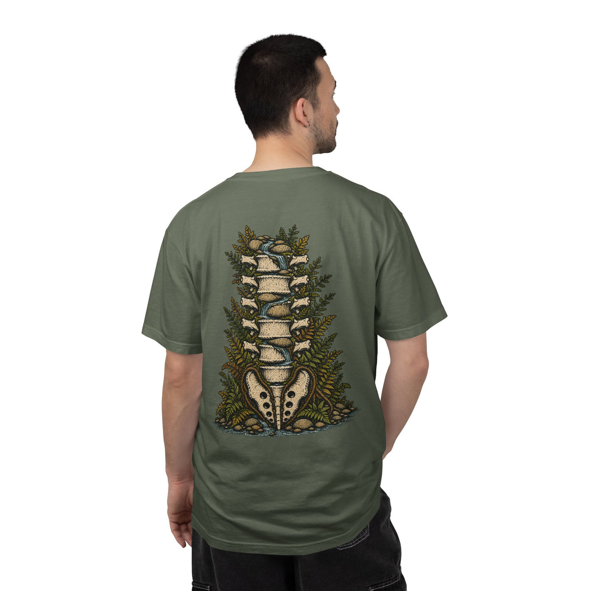 Freshwater Spine Collection - Stream (Back) with Stacked Logo