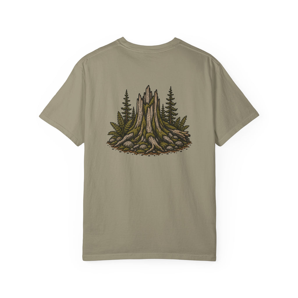Forest Regrowth (Back) with Stacked Logo