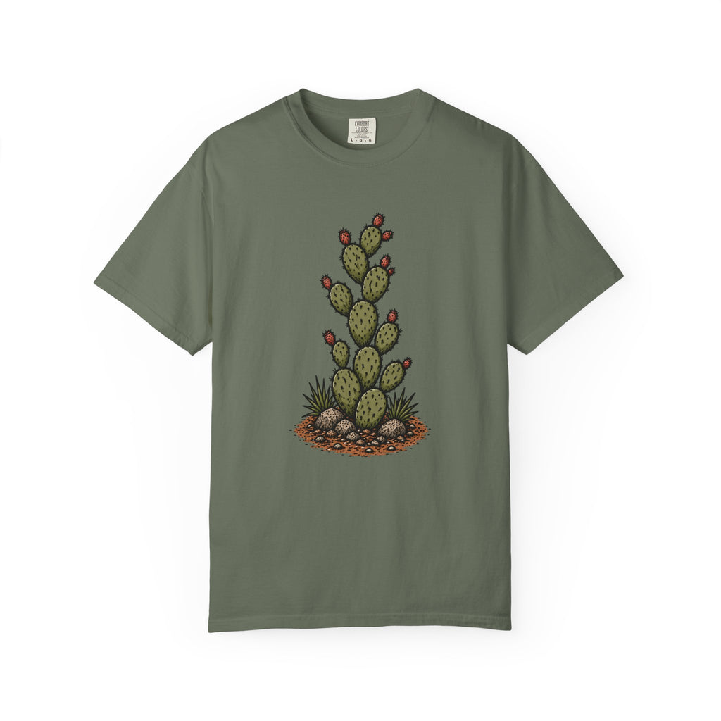 Prickly Pear Cactus (Front) Stacked Logo